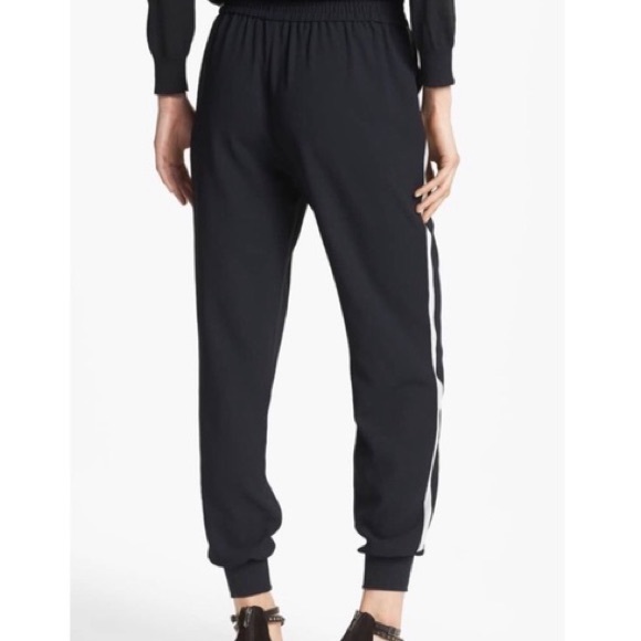 Joie Black Striped Track Pants - Picture 2 of 12
